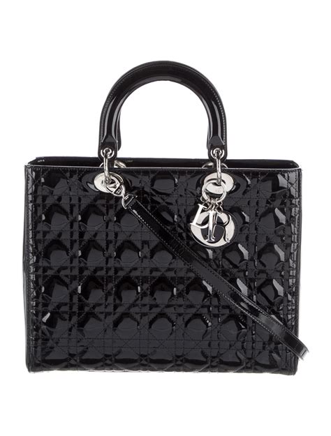 lady dior large patent price|christian Dior bag price list.